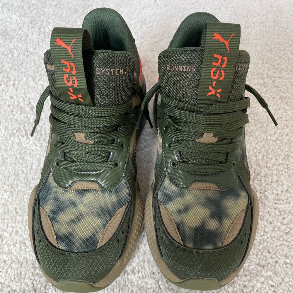 Puma RSX camouflage sneakers men’s size 9
